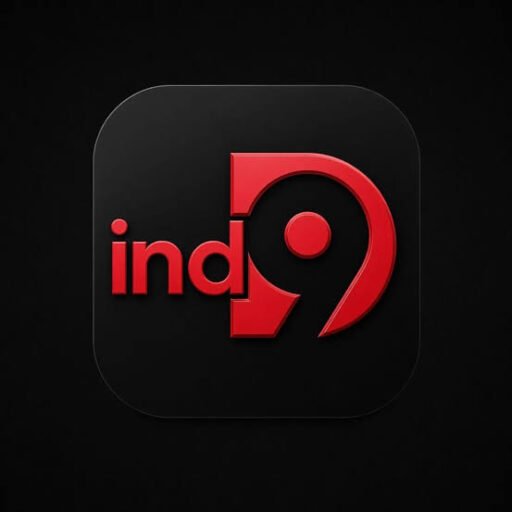 IND9 gaming app interface on mobile screen